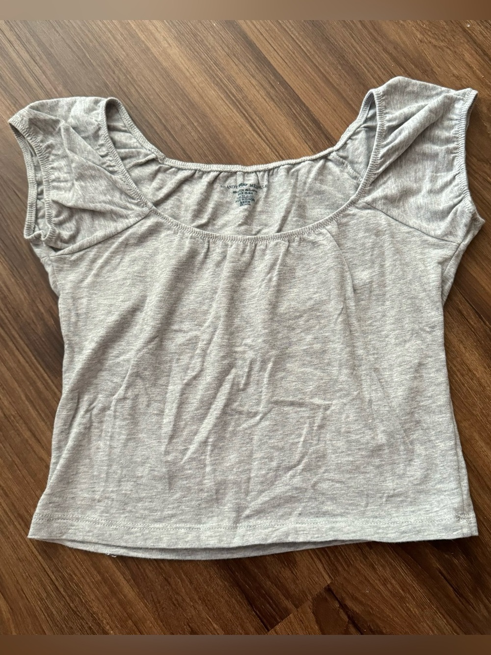 Brandy Melville Grey Crop Top